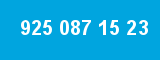 925 087 15 23 925 087 15 23